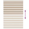 vidaXL Doppelrollo Sandbraun 165x200 cm Stoffbreite 160,9 cm Polyester