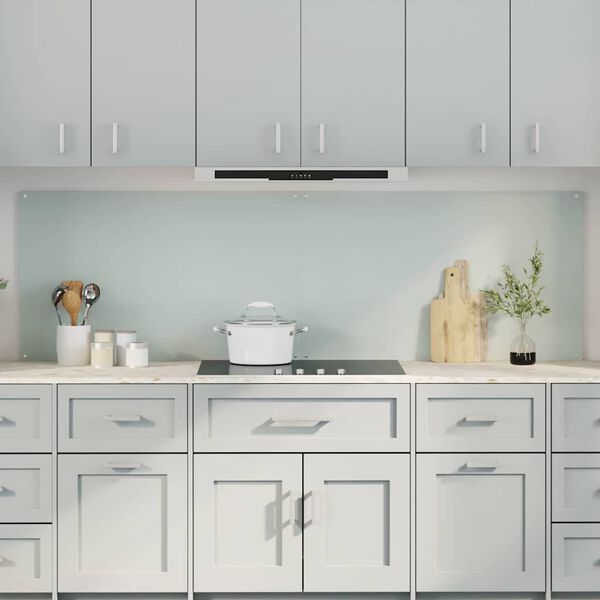 vidaXL K&uuml;chenr&uuml;ckwand 2 pcs Wei&szlig; 100 x 60 cm Geh&auml;rtetes Glas