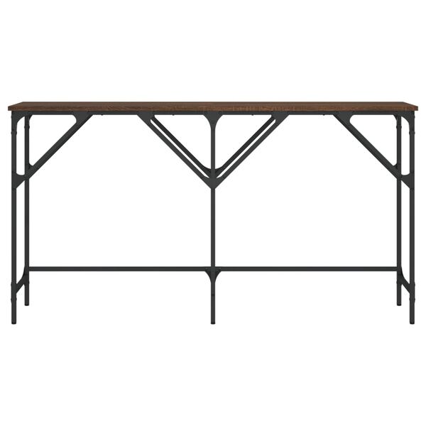 vidaXL Konsolentisch Braun Eichen-Optik 140x29x75 cm Holzwerkstoff