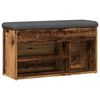 vidaXL Schuhbank Altholz-Optik 82x32x45,5 cm Holzwerkstoff