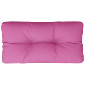 vidaXL Palettenkissen Rosa 70x40x12 cm Stoff