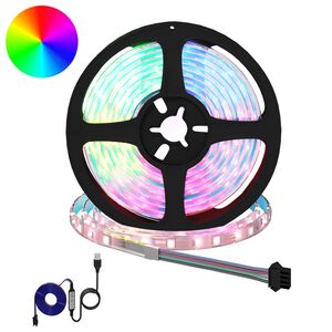 vidaXL LED-Streifen 2 stk. Schwarz und Transparent