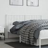 vidaXL Kopfteil Metall Wei&szlig; 160 cm