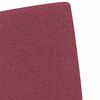 vidaXL Esszimmerst&uuml;hle 2 pcs Weinrot 57 x 67 x 95 cm Stoff