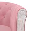vidaXL Esszimmerstuhl Rosa Samt