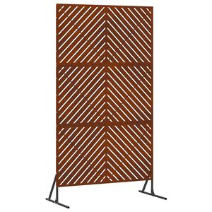 vidaXL Sichtschutz Grau 100 x 50 x 180 cm Stahl