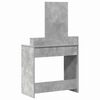 vidaXL Schminktisch Beton Grau 79 x 41 x 140 cm Holzwerkstoff