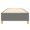 vidaXL Boxspringbettgestell Dunkelgrau 90x200 cm Stoff