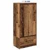 vidaXL Schrank mit Schublade Altholz-Optik 55,5x34x119,5 cm