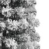 vidaXL K&uuml;nstlicher klappbarer Weihnachtsbaum Gr&uuml;n und Wei&szlig; 120 cm