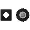 vidaXL M&ouml;bel Leveler Verstellbar 2 pcs Schwarz M6 PP