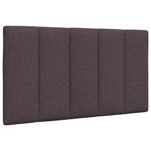 vidaXL Kopfteil-Kissen "Hanko" Dunkelbraun 80 cm Stoff