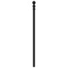 vidaXL Ersatz-Kopfteil Metall Schwarz 120 cm