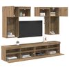 vidaXL TV-Wandger&auml;te 6 pcs Altholz 100 x 30 x 40 cm Holzwerkstoff