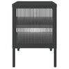 vidaXL TV-Schrank Schwarz 105x35x50 cm Glas und Stahl