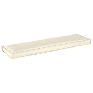 vidaXL Kissen Creme 140 x 40 x 8 cm Oxford-Stoff