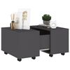 vidaXL Couchtisch Grau 60x60x38 cm Holzwerkstoff