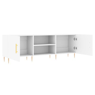 vidaXL TV-Schrank Weiß 150x30x50 cm Holzwerkstoff