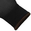 vidaXL Arbeitshandschuhe 12 pcs Schwarz 8 / m Polyester