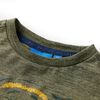 Kinder-Langarmshirt Khaki Melange 128