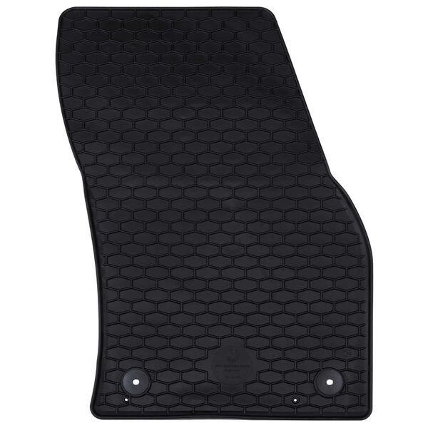 vidaXL Autofu&szlig;matte 4 pcs Schwarz geeignet f&uuml;r Sitz ATECA 2016- Gummi