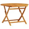 vidaXL Garten Essgruppe 5 pcs Braun Akazie Massivholz