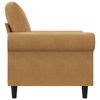 vidaXL Sessel Braun 60 cm Samt