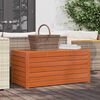 vidaXL Aufbewahrungsbox Wachsbraun 101 x 50,5 x 46,5 cm Holzwerkstoff