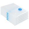 vidaXL Aufbewahrungstaschen 5 pcs Transparent und Blau 80 x 60 cm