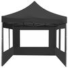vidaXL Profi-Partyzelt Faltbar mit W&auml;nden Aluminium 6&times;3m Anthrazit