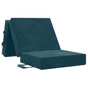 vidaXL Klappsofa Bett 75 x 63 x 45 cm Blau
