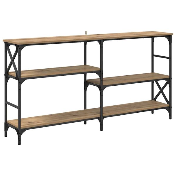 vidaXL Konsolentisch Artisan-Eiche 150 x 29 x 76,5 cm Holzwerkstoff