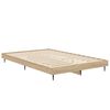 vidaXL Bettgestell ohne Matratze Sonoma-Eiche 120x190 cm Holzwerkstoff