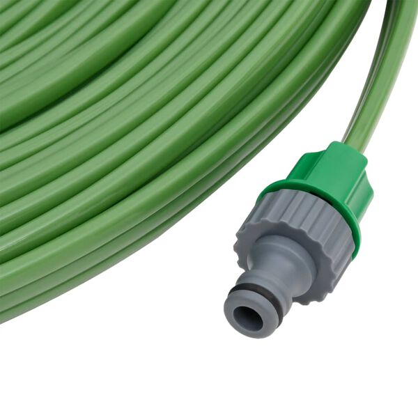vidaXL Sprinklerschlauch Gr&uuml;n 7,5 m PVC