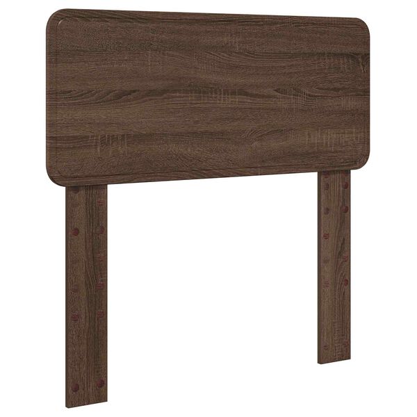vidaXL Kopfteil mit Kopfteil Braun Eichen-Optik 75 cm Holzwerkstoff
