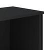 vidaXL B&uuml;cherregal Schwarz 80x31x74,5 cm Holzwerkstoff