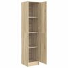 vidaXL Highboard Sonoma-Eiche 35 x 39 x 168 cm