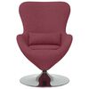 vidaXL Eiersessel Weinrot 63 x 73 x 90 cm Stoff