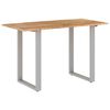vidaXL Esstisch 118 x 58 x 76 cm Akazie-Massivholz