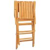 vidaXL Gartenst&uuml;hle 8 Stk. Klappbar 55x62x90 cm Massivholz Teak