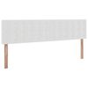 vidaXL Ottoman-Bett mit Matratzen & LEDs Wei&szlig; 160x200 cm Kunstleder