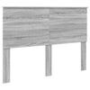 vidaXL Bettrahmen Graues Sonoma 140 x 190 cm Massives Kiefernholz