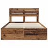 vidaXL Bettrahmen Altholz 150 x 200 cm Massives Kiefernholz