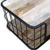 vidaXL Couchtisch Massivholz Mango 100x50x35 cm