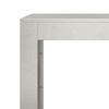 vidaXL Brennholzregal 100x40x80 cm Edelstahl