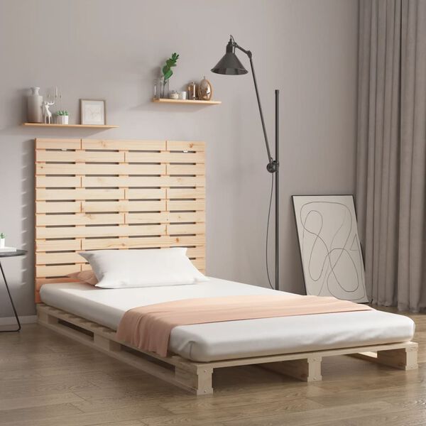 vidaXL Wand-Kopfteil 106x3x91,5 cm Massivholz Kiefer