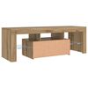 vidaXL TV-Schrank mit LED Artisan-Eiche 120x36,5x40 cm Holzwerkstoff