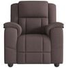 vidaXL Relaxsessel Dunkelbraun Stoff