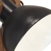 vidaXL Stehlampe Schwarz Mango Massivholz E27