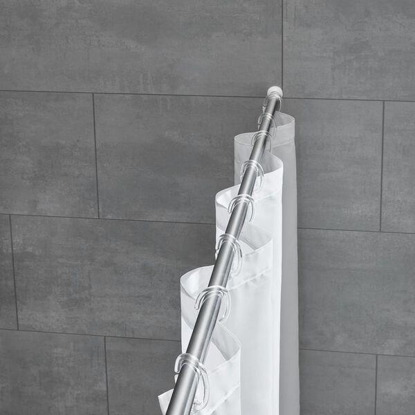 Kleine Wolke Teleskop-Duschvorhangstange 75-125 cm Chrom